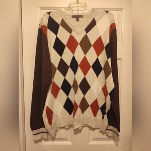 Old Navy Argyle Sweater